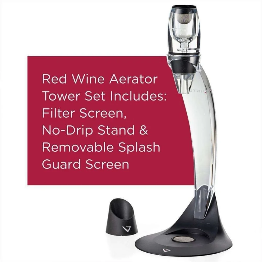 VINTURI Red Wine Aerator Tower SetFor use with all red wines